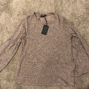 NWT pink heathered Gibson top, size Small